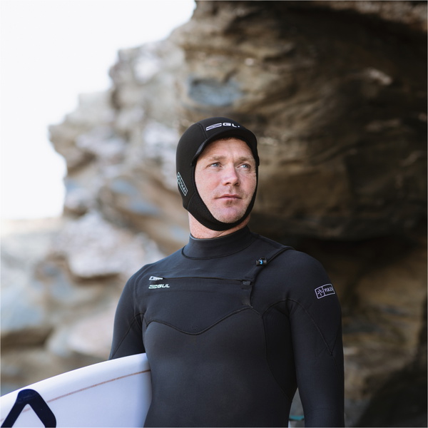 2026 Gul Mens Yulex Flexor 5/4mm Chest Zip Wetsuit FX1221-BKBK - Black
